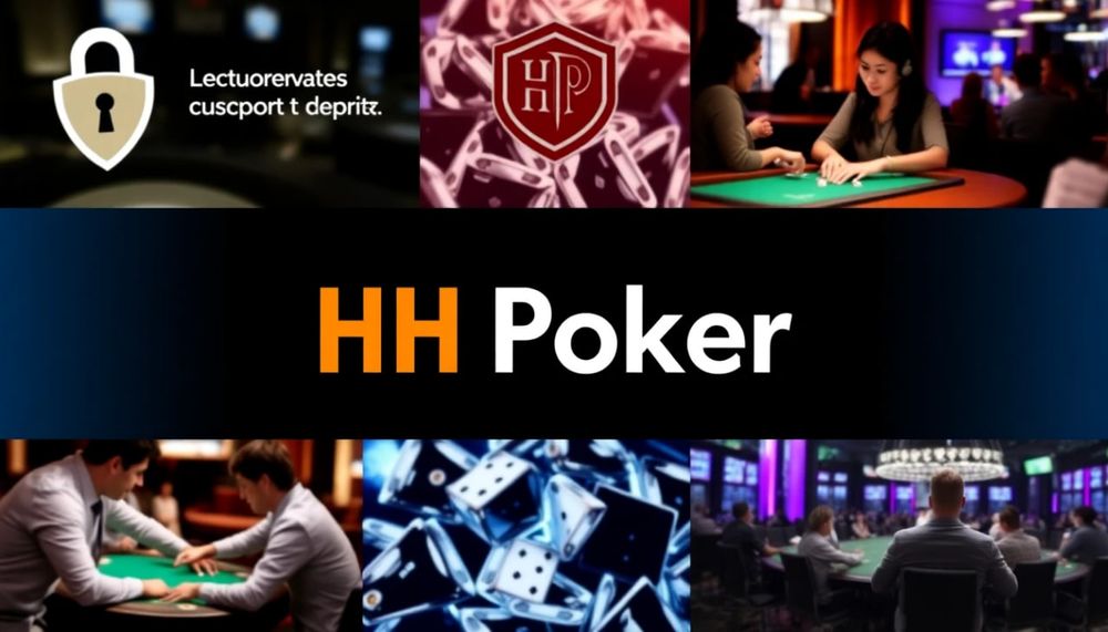 HHpoker官方正版 - 高端德州扑克APP界面